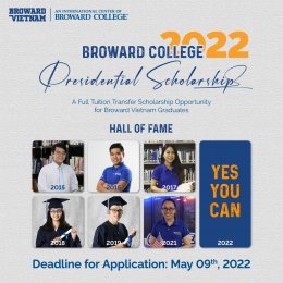 Học bổng Chủ tịch Broward College - Broward College Presidential Scholarship